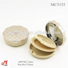 MC5155 Flower shape lid compact powder case wholesale cosmetic packaging